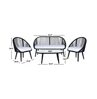 Halcott 4PC Living Set