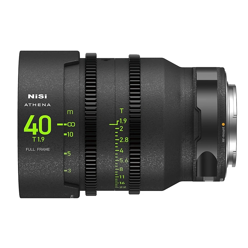 NiSi Athena Prime Cine Add-On 3-Lens Kit with 40mm T1.9, 18mm, 135mm T2.2 Lens, Includes Filter Holder, Canon Rf