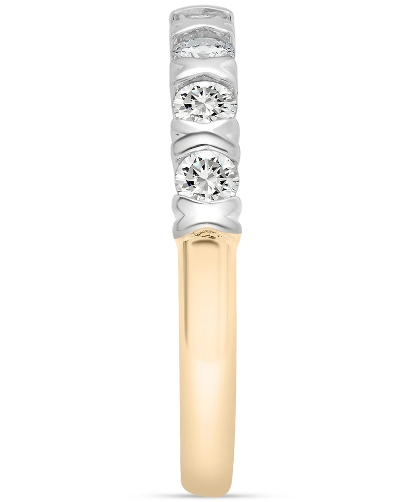 Diamond Band Ring (1/2 ct. t.w.) in 14k Yellow Gold