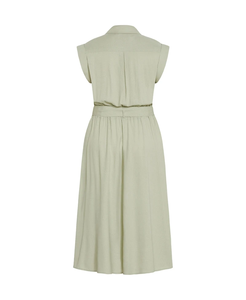 City Chic Plus Utility Midi Dress