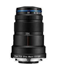 Venus Laowa 25mm f/2.8 2.5-5X and 60mm f/2.8 2X Ultra Macro Lenses for Sony Fe