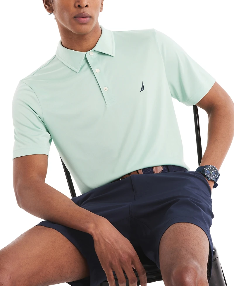 Nautica Men's Classic-Fit Moisture-Wicking Performance Golf Polo Shirt
