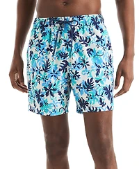 Beach Boys x Nautica Men's Quick-Dry Floral Swim Trunks