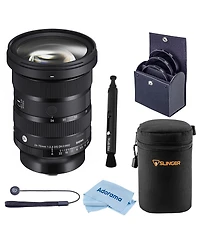 Sigma 24-70mm f/2.8 Dg Dn Ii Art Lens for L Mount, Bundle with Lens Case and 82mm Filter Kit