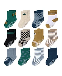 The Peanutshell Baby Boys 12pk Cotton Socks