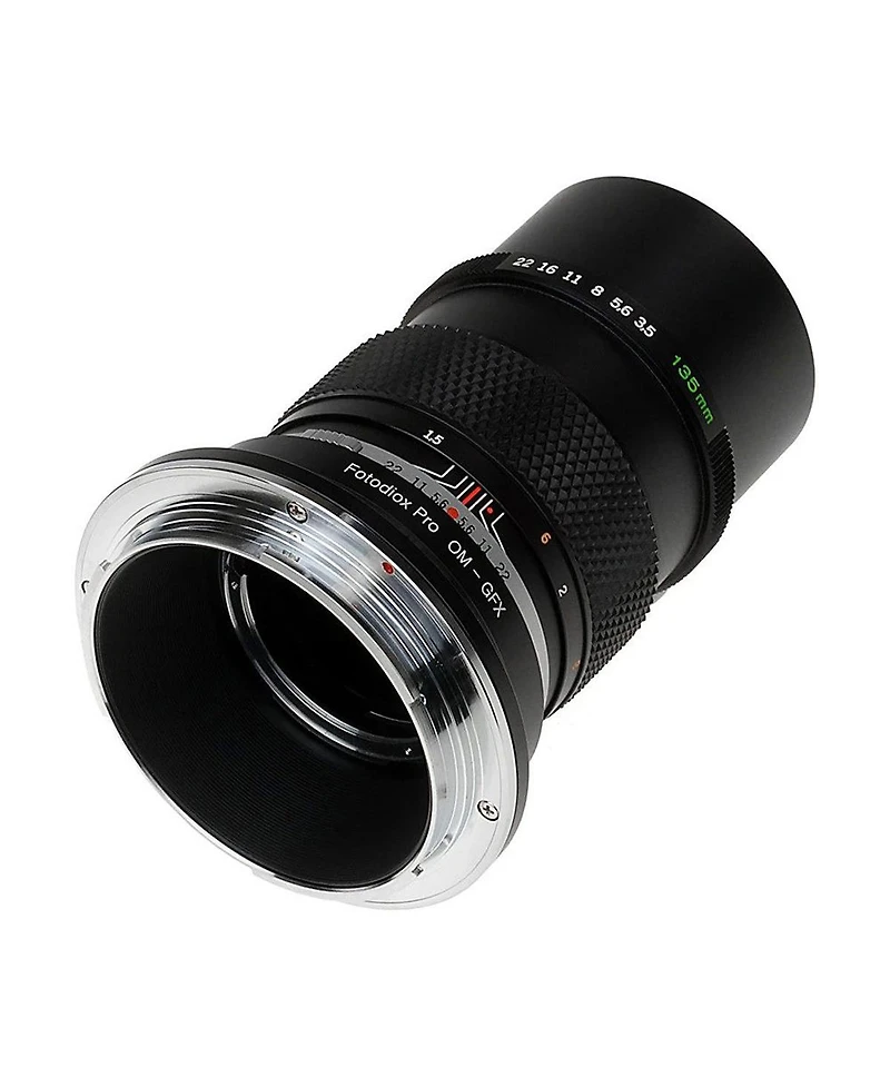Fotodiox Pro Lens Mount Adapter for Olympus Zuiko (Om) 35mm Slr Lens to Fujifilm Gfx Medium Format Camera
