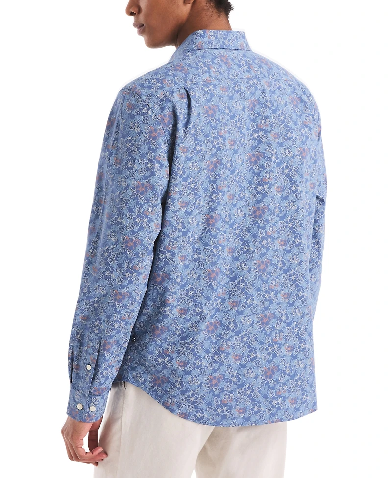 Nautica Men's Printed Floral Shirt