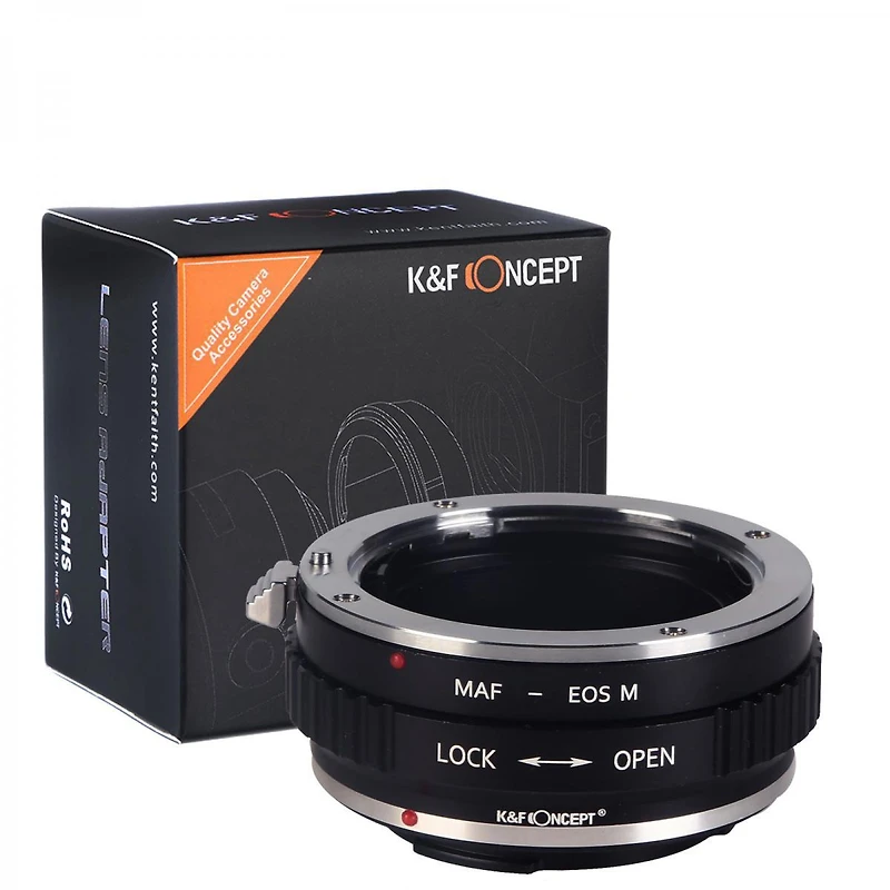 K&F Concept K&F Concept High Precision Lens Adapter Mount, Maf-eos M