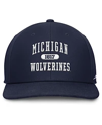 Jordan Men's Navy Michigan Wolverines Athletics Pro Adjustable Hat