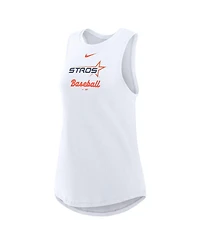Nike Women's White Houston Astros 2025 City Connect Tri-Code High Neck Performance Tank Top