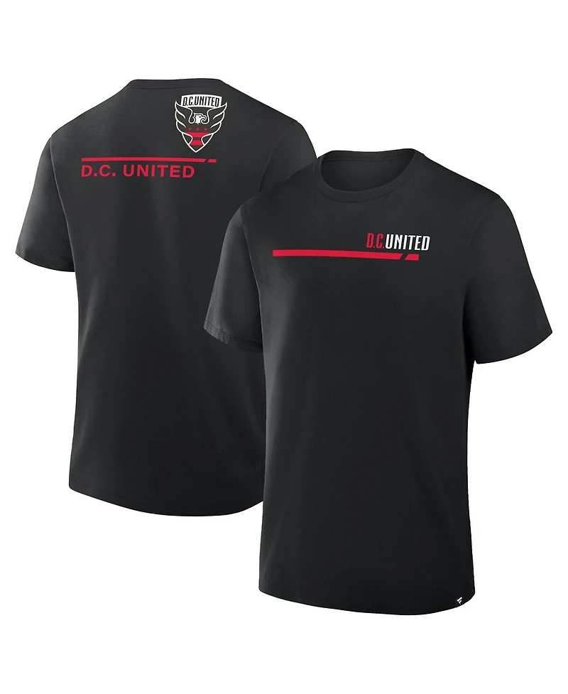 Fanatics Men's Black D.c. United Corner Kick Legacy Cotton T-Shirt