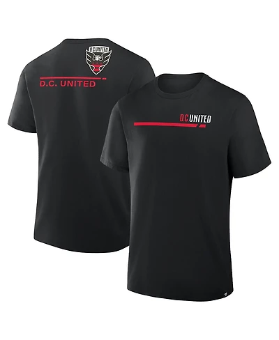 Fanatics Men's Black D.c. United Corner Kick Legacy Cotton T-Shirt
