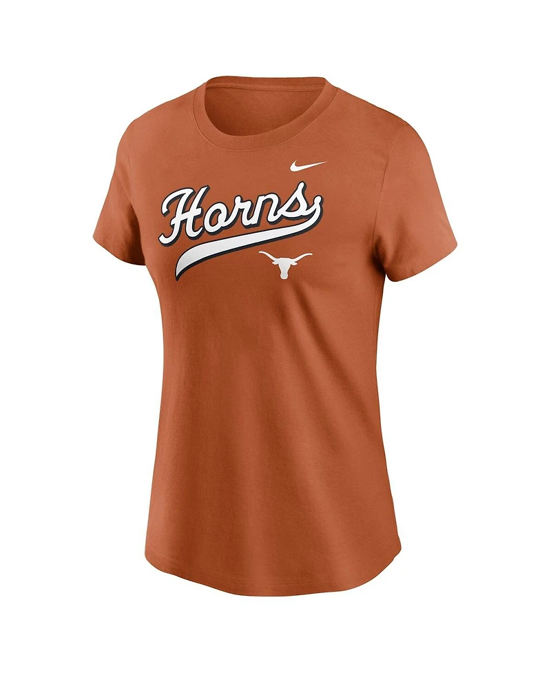Nike Women's Texas Orange Longhorns Local Script T-Shirt