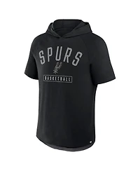 Fanatics Men's Black San Antonio Spurs Pass Legend Hooded T-Shirt