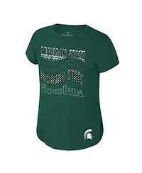 Colosseum Big Boys and Girls Green Michigan State Spartans Rogan T-Shirt