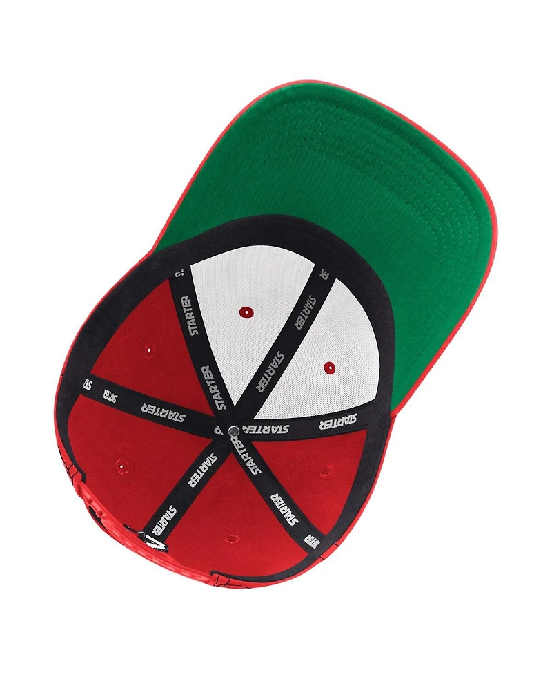 Starter Men's Red New Jersey Devils Sphere Ii Curved Starfit Adjustable Hat