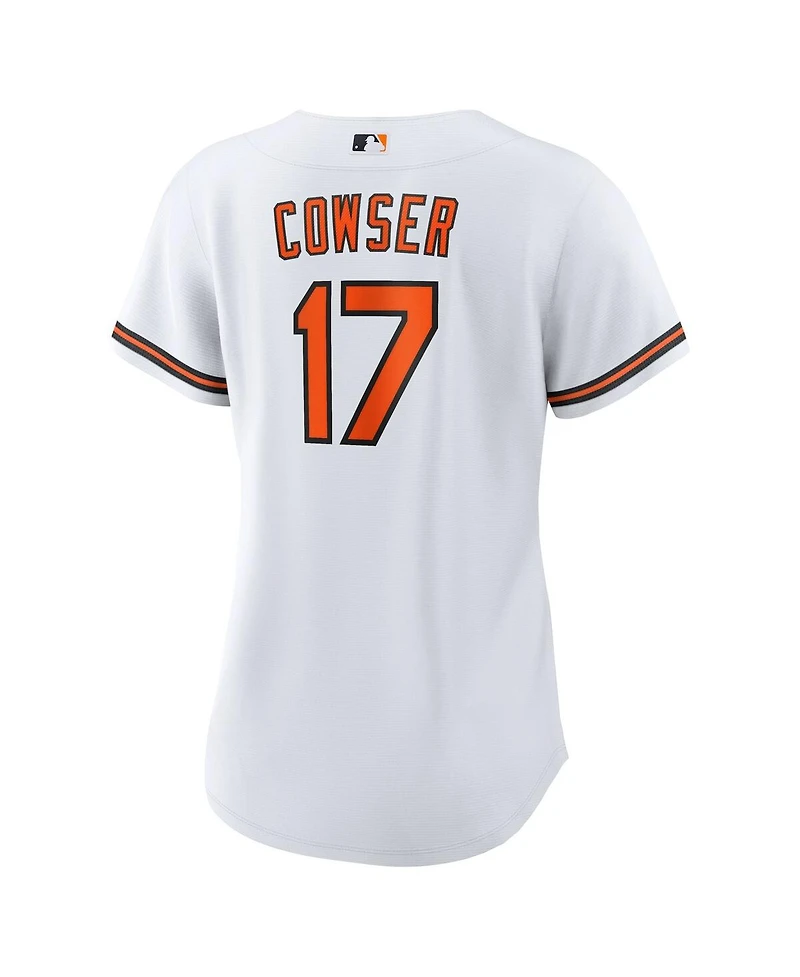 Nike Women's Colton Cowser White Baltimore Orioles Home Replica Jersey