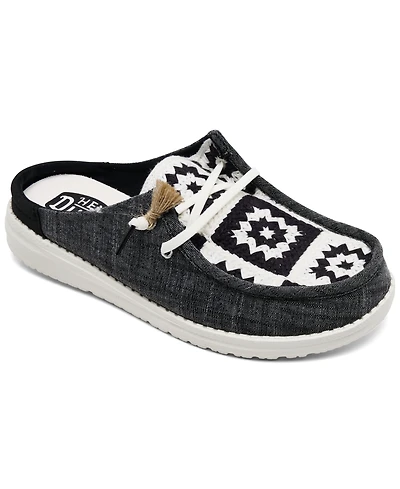 Hey Dude Women's Wendy Slip Cottage Crochet Slip-on Casual Clog from Finish Line