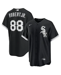 Nike Men's Luis Robert Jr. Black Chicago White Sox Alternate Replica Player Jersey