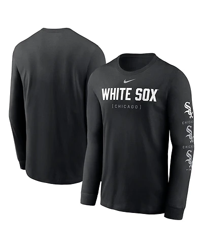 Nike Men's Black Chicago White Sox Repeater Long Sleeve T-Shirt