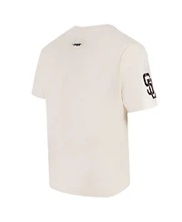 Pro Standard Men's Cream San Diego Padres Turn It Up Dropped Shoulder T-Shirt