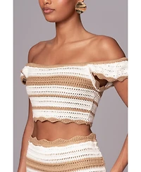 Jluxlabel Women's Corazon Ruffle Skirt Set