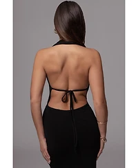 Jluxlabel Women's Aurora Draped Maxi Dress