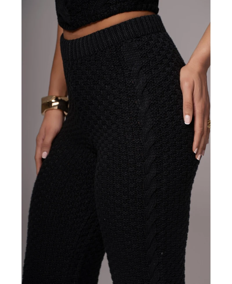 Jluxlabel Women's Beige Madison Knit Pants