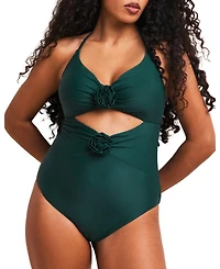 Adore Me Plus Zola Swimwear One Piece Swimsuit
