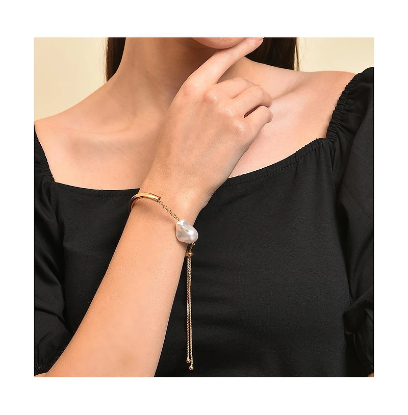 Sohi Women's Santorini Statement Bracelet