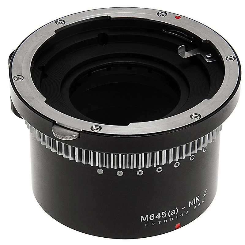Fotodiox Pro Lens Mount Adapter for Mamiya 645 (M645) Mount Af/Af-d Lenses to Nikon Z-Mount Mirrorless Camera Bodies