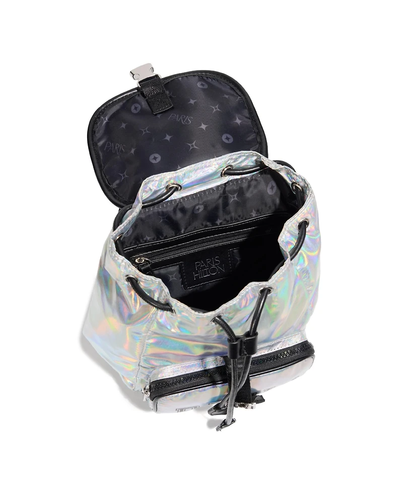 Paris Hilton Paxton Small Drawstring Rucksack Fashion Backpack