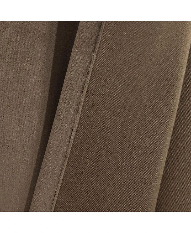 Heavyweight Velvet Grommet Curtain Panels (Set of 2
