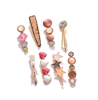 Sohi Women's Embellished Hairpin Set