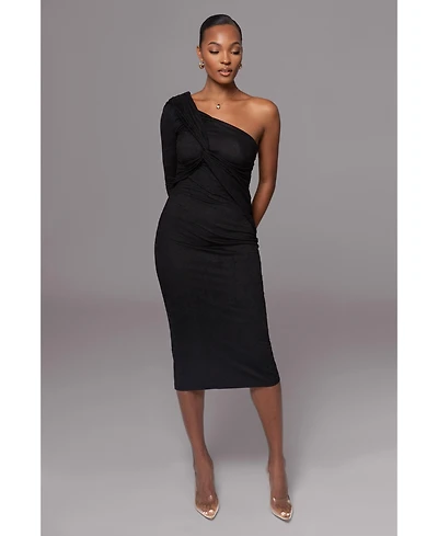 Dayanna Suede Midi Dress