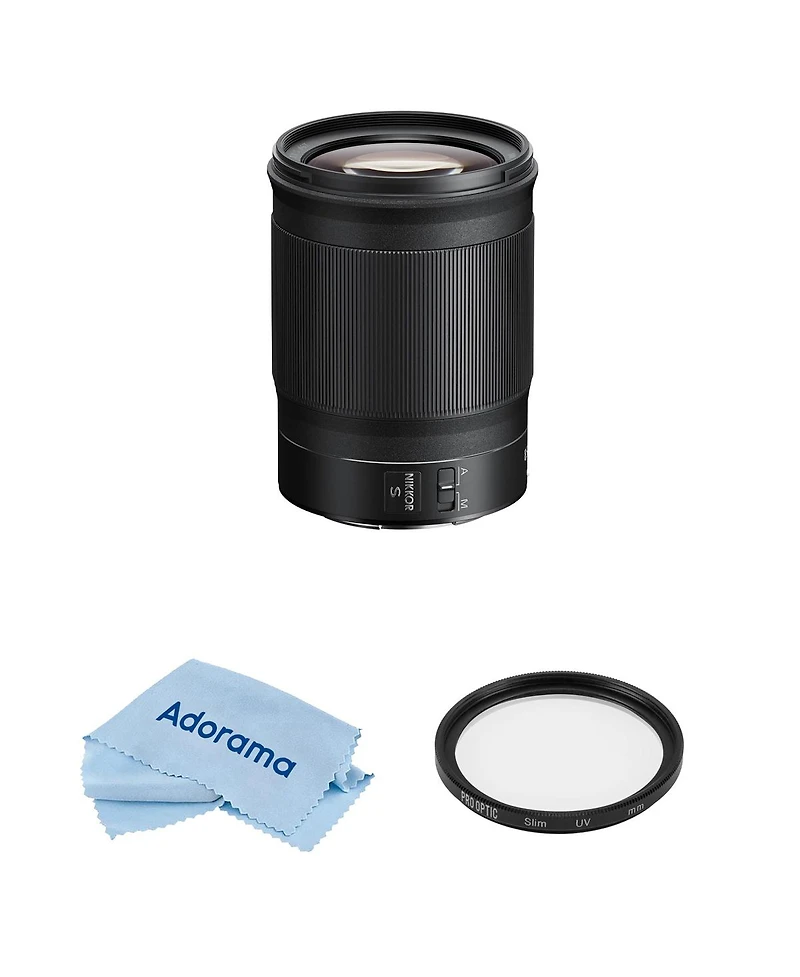 Nikon Nikkor Z 85mm f/1.8 S Lens for Nikon Z, Bundle with ProOptic Pro Digital 67mm Multi Coated Uv Slim Filter, Cleaning Cloth