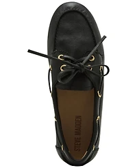Steve Madden Women's Sag Soft Boat Shoe Loafer Flats