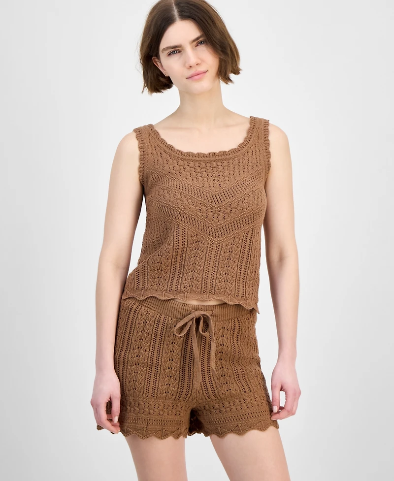 And Now This Women's Pointelle Sweater Tank Top, Exclusively at Macy's