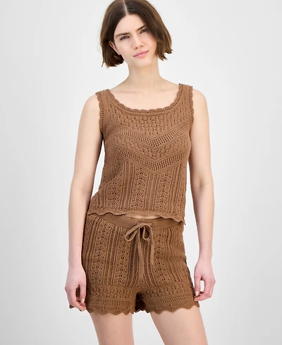 And Now This Women's Pointelle Sweater Tank Top, Exclusively at Macy's
