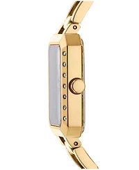 Dkny Women's Uptown Glitz Gold-Tone Stainless Steel Bracelet Watch, 36mm