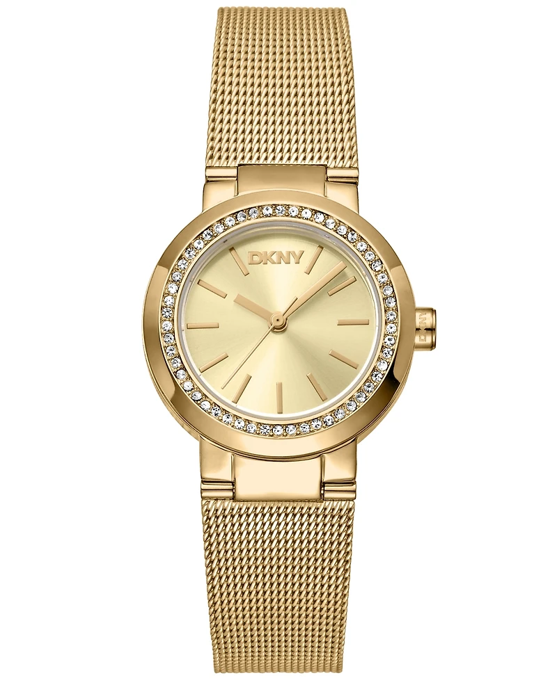 Dkny Women's Eastside Gold-Tone Stainless Steel Bracelet Watch, 28mm