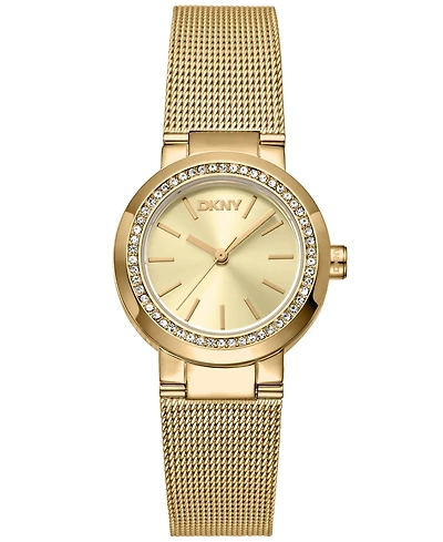 Dkny Women's Eastside Gold-Tone Stainless Steel Bracelet Watch, 28mm
