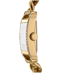 Dkny Women's City Glitz Gold-Tone Stainless Steel Bracelet Watch, 35mm