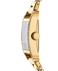 Dkny Women's City Glitz Gold-Tone Stainless Steel Bracelet Watch, 35mm