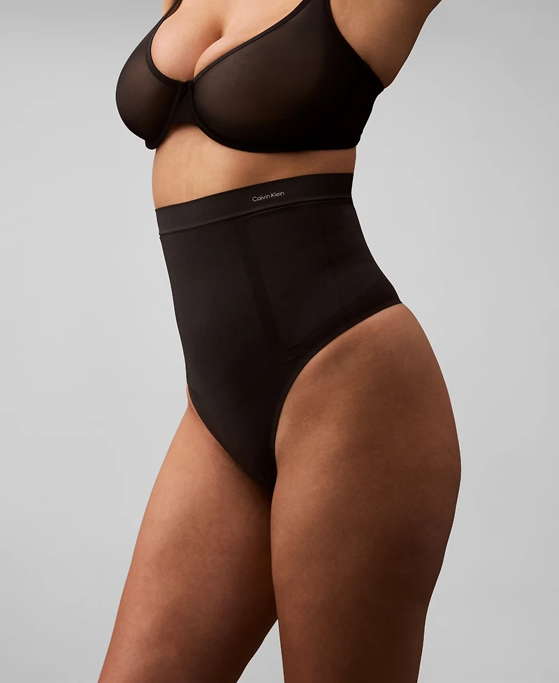 Calvin Klein Women's Secure Extra Firm Sculpt Thong Shaping Underwear QF8116