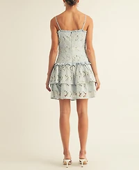 Arose Studio, Inc Women's Kaiya Eyelet Ruffled Tiered Dress