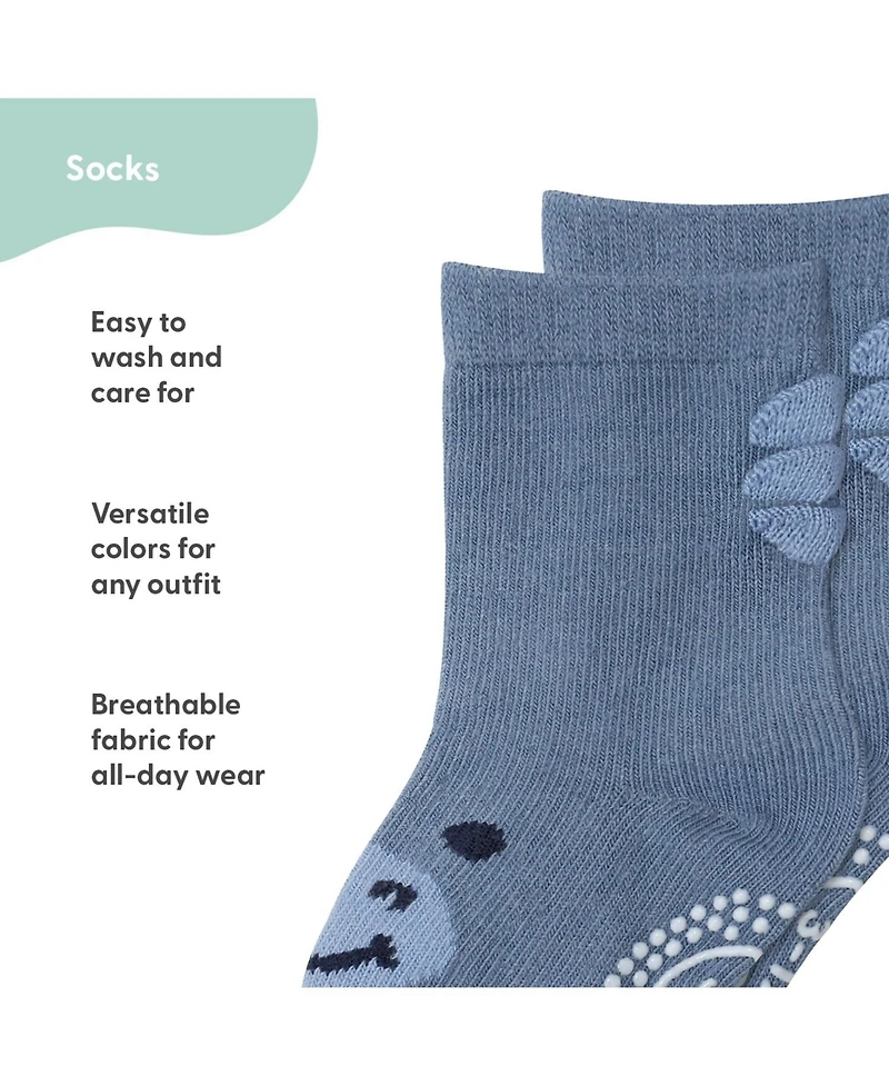 The Peanutshell Baby Boys 12pk Cotton Socks