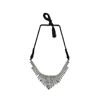 Sohi Women's Silver-Plated Statement Necklace
