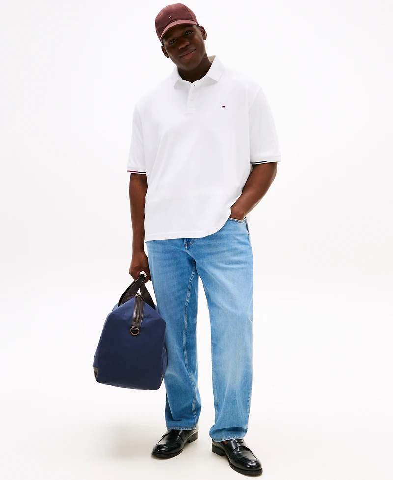 Tommy Hilfiger Men's Big & Tall Flag-Cuff Polo Shirt