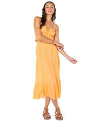 Roxy Juniors' Sunset Mist Cotton Square-Neckline Top